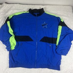 Vintage Converse Lakers Magic Johnson Lined Windbreaker Jacket Men's‎ XL Blue